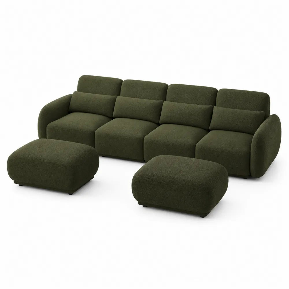 Canap¨¦ d'Angle en Tissu avec