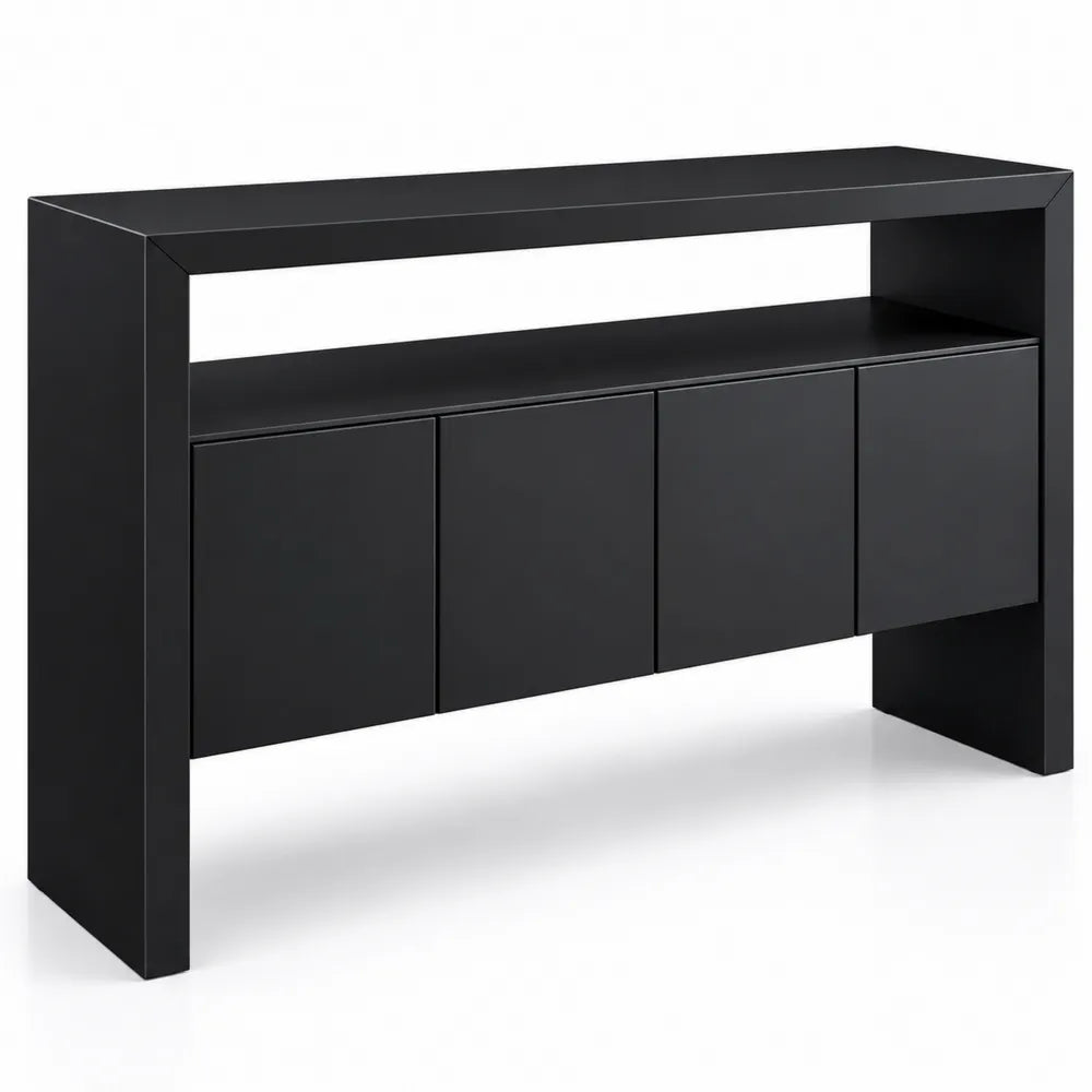 Buffet en Bois Noir a