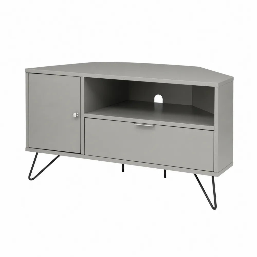 Meuble TV d'Angle en Bois et