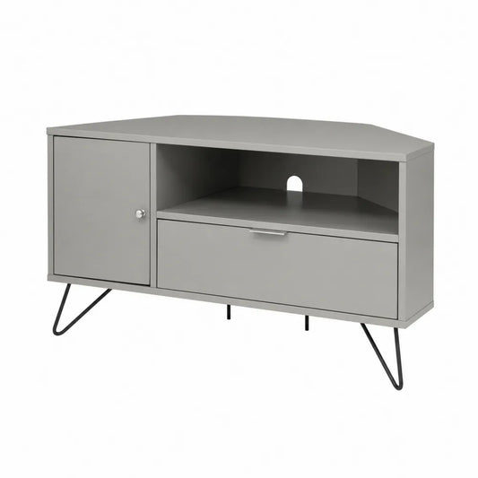 Meuble TV d'Angle en Bois et